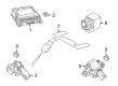 Diagram for 2023 Jeep Renegade Air Bag Control Module - 68531255AA