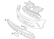 Diagram for Dodge Hornet Grille - 7RD85U00AA