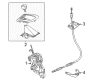 Diagram for Ram ProMaster 3500 Shift Cable - 68509222AB