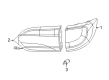 Diagram for Chrysler Voyager Back Up Light - 68424932AC