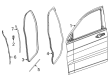 Diagram for Jeep Wagoneer Door Seal - 68406307AB