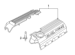 Diagram for 2023 Jeep Wrangler Engine Cover - 53011534AA