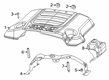 Diagram for 2024 Ram 1500 Engine Cover - 5281553AD