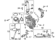 Diagram for Jeep Wrangler Turbocharger - 68602174AA