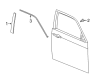 Diagram for 2023 Dodge Charger Door Moldings - 57010505AM