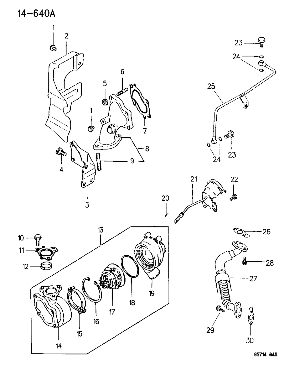 Mopar MD194403 T/C Oil Return Tube