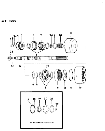1985 Dodge Ram 50 Washer-Planetary Carrier Diagram for 4130518