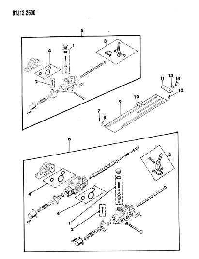 Snow Plow Hydraulic Control Valves - 1985 Jeep J20