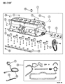 Diagram for 2002 Dodge Dakota Camshaft Plug - J3172313