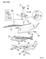 Diagram for 1995 Chrysler LHS Windshield Washer Nozzle - 4723448