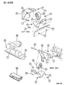 Diagram for 1997 Jeep Cherokee Transmission Mount - 52058539