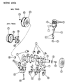 Diagram for Dodge Ramcharger Crankshaft Seal - 53005629