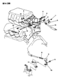 Diagram for Chrysler Cirrus Accelerator Cable - 4459135