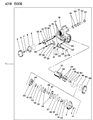 Diagram for 1993 Dodge W350 Power Steering Gear Seal - 4037635