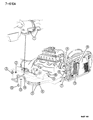 Diagram for 1996 Jeep Grand Cherokee Transmission Oil Cooler Hose - 52079590