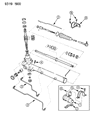 Diagram for 1992 Chrysler Town & Country Steering Gear Box - R0400214