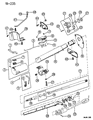 Diagram for 1987 Jeep Cherokee Ignition Lock Assembly - J3250575