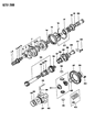 Diagram for 1993 Dodge Ram 50 Differential Bearing - MB393957