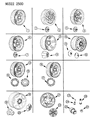 Diagram for 1992 Dodge Ramcharger Spare Wheel - 52004800
