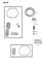 Diagram for 1990 Dodge W250 Carrier Bearing Spacer - 4137770