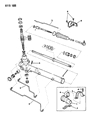 Diagram for 1991 Dodge Shadow Rack And Pinion - R0400230