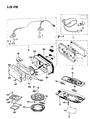 Diagram for 1988 Jeep Grand Wagoneer Dome Light - J3234114