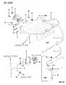 Diagram for 1995 Chrysler LeBaron EGR Tube Gaskets - 4612184