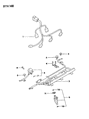 Diagram for Chrysler LeBaron Fuel Injector - MD157740