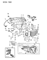 Diagram for Dodge Spirit Blend Door Actuator - 4462694