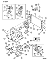 Diagram for Chrysler Sebring Intake Manifold Gasket - MD165017
