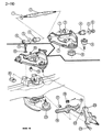 Diagram for Dodge Ram Wagon Control Arm Bushing - 4213119