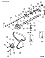 Diagram for Jeep Wrangler Timing Belt - T0663544