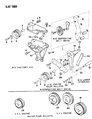 Diagram for 1989 Jeep Comanche A/C Idler Pulley - 53002905