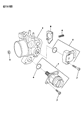 Diagram for Chrysler LeBaron Throttle Body - 5283222
