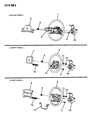 Diagram for 1991 Dodge Spirit Air Bag Sensor - 4443985
