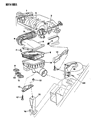 Diagram for Chrysler LeBaron Throttle Body Gasket - 4300071