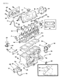 Diagram for Chrysler Laser Cylinder Head - R0550937