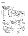 Diagram for Chrysler Fifth Avenue Transmission Pan - 4058997