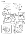 Diagram for 1984 Chrysler Town & Country Window Motor - 4336601