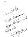 Diagram for 1988 Jeep J20 Needle Bearing - 83503207