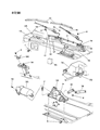 Diagram for 1987 Dodge Shadow Windshield Washer Nozzle - 4334956