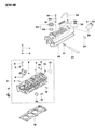 Diagram for Dodge Conquest Cylinder Head Bolts - MD040514
