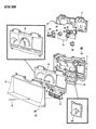Diagram for Chrysler Town & Country Tachometer - 5268355