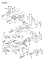 Diagram for 1986 Jeep Wrangler Ignition Lock Assembly - J8120081