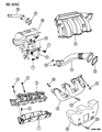 Diagram for 1991 Chrysler Town & Country Exhaust Heat Shield - 4621666