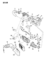 Diagram for Chrysler LeBaron Throttle Body Gasket - 4324426