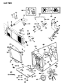 Diagram for 1990 Jeep Wrangler Thermostat Housing - 33004856