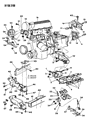 Diagram for 1993 Chrysler Town & Country Engine Mount Bracket - 4612558
