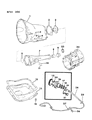 Diagram for 1990 Dodge Ramcharger Manual Transmission Extension Housing Seal - 4058047