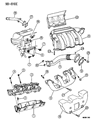 Diagram for 1999 Chrysler Town & Country Exhaust Heat Shield - 4694129